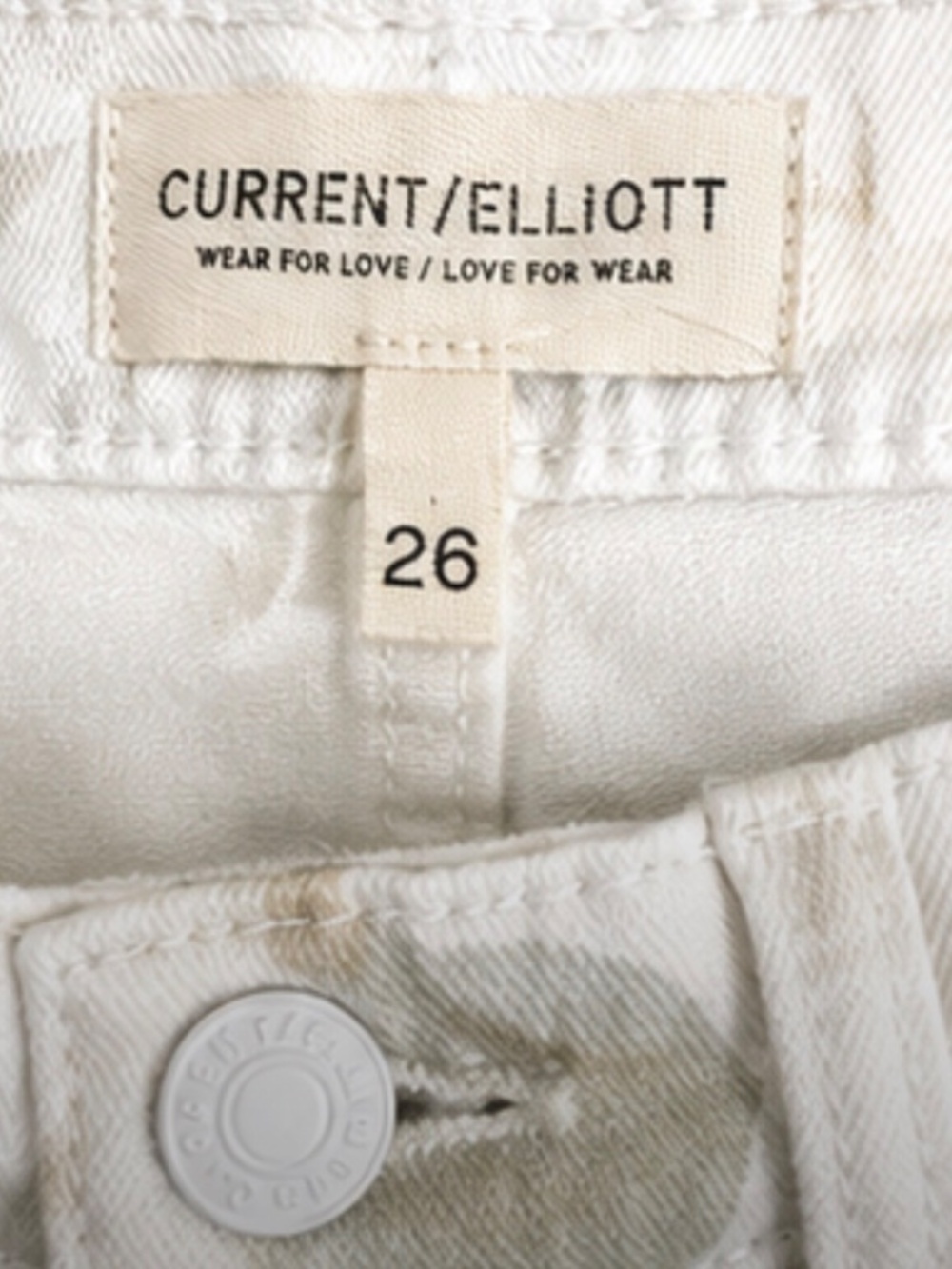 Current/Elliott The Boulevard Mid Rise Crop Boot Jeans Size 26 NWT Floral Print - Picture 7 of 9